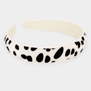 Stylish Genuine Leather Leopard Pattern Headband